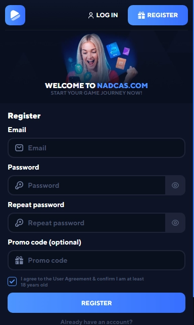 Nadcas Casino Mobile screenshot